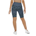 Load image into Gallery viewer, Blue Prism biker shorts are a must-have for anyone who loves to stay active in style. The high-waisted design ensures a secure and comfortable fit, while the four-way stretch microfiber yarn allows for ultimate flexibility during any workout.