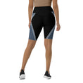Load image into Gallery viewer, Elevate your activewear collection with Azure Intuition Biker Shorts. Designed for both comfort and style, these high-waisted shorts are a must-have in your wardrobe. The flattering fit and wide waistband ensure a secure and comfortable feel, while the premium fabric offers unrestricted movement.