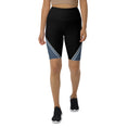 Load image into Gallery viewer, Elevate your activewear collection with Azure Intuition Biker Shorts. Designed for both comfort and style, these high-waisted shorts are a must-have in your wardrobe. The flattering fit and wide waistband ensure a secure and comfortable feel, while the premium fabric offers unrestricted movement.