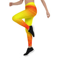 Load image into Gallery viewer, Bring the warmth of the sun with you wherever you go in our Sunset Sands leggings. Made with a comfortable microfiber yarn and four-way stretch, these leggings will keep you feeling comfortable and confident all day long.