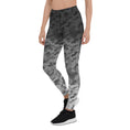 Load image into Gallery viewer, Introducing Stealth Leggings, where style and comfort merge seamlessly. These leggings are designed to elevate your active wardrobe with their sleek and captivating design. The unique camouflage pattern beneath a gradient that transitions from dark to light creates an eye-catching and dynamic lo