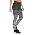 Load image into Gallery viewer, Introducing Stealth Leggings, where style and comfort merge seamlessly. These leggings are designed to elevate your active wardrobe with their sleek and captivating design. The unique camouflage pattern beneath a gradient that transitions from dark to light creates an eye-catching and dynamic lo