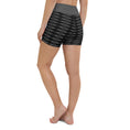 Load image into Gallery viewer, Conquer your workouts in style with our Checkmate Yoga Shorts. These shorts are the ultimate blend of comfort, functionality, and striking design. The diamond checkerboard pattern adds a touch of intrigue and confidence to your active wardrobe, making a bold statement wherever you go.