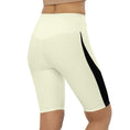 Load image into Gallery viewer, Add a pop of color to your wardrobe with these high-waisted Lemon Slice biker shorts. Made from a comfortable microfiber yarn, these shorts offer the perfect blend of style and function