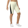 Load image into Gallery viewer, Add a pop of color to your wardrobe with these high-waisted Lemon Slice biker shorts. Made from a comfortable microfiber yarn, these shorts offer the perfect blend of style and function