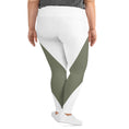 Load image into Gallery viewer, Emerald Lane plus size leggings are the perfect choice for those looking for both comfort and style. With a flattering fit and a wide elastic waistband, these leggings are made from soft microfiber yarn that feels incredibly comfortable against the skin.