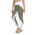 Load image into Gallery viewer, Experience the perfect blend of style and comfort with our Emerald Lane leggings. Made from high-quality polyester and spandex blend, these leggings offer a smooth and comfortable feel with four-way stretch that ensures they will never lose their shape.
