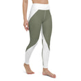 Load image into Gallery viewer, Experience the perfect blend of style and comfort with our Emerald Lane leggings. Made from high-quality polyester and spandex blend, these leggings offer a smooth and comfortable feel with four-way stretch that ensures they will never lose their shape.