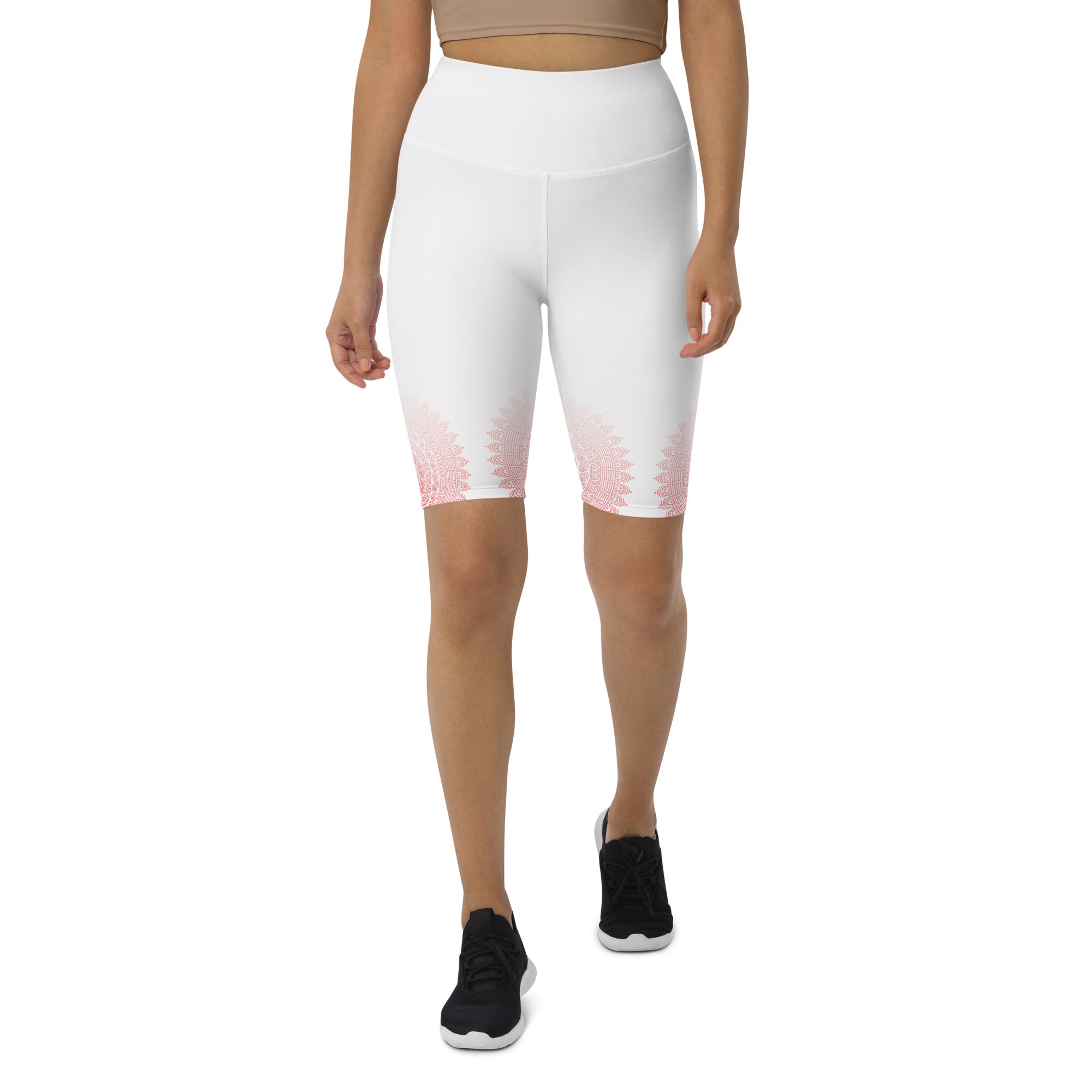 Elevate your activewear with our Harmony Flow biker shorts. Designed with a high waistband and a flattering fit, these shorts provide ultimate comfort and style for any workout or leisure activity.