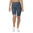 Load image into Gallery viewer, Blue Prism biker shorts are a must-have for anyone who loves to stay active in style. The high-waisted design ensures a secure and comfortable fit, while the four-way stretch microfiber yarn allows for ultimate flexibility during any workout.
