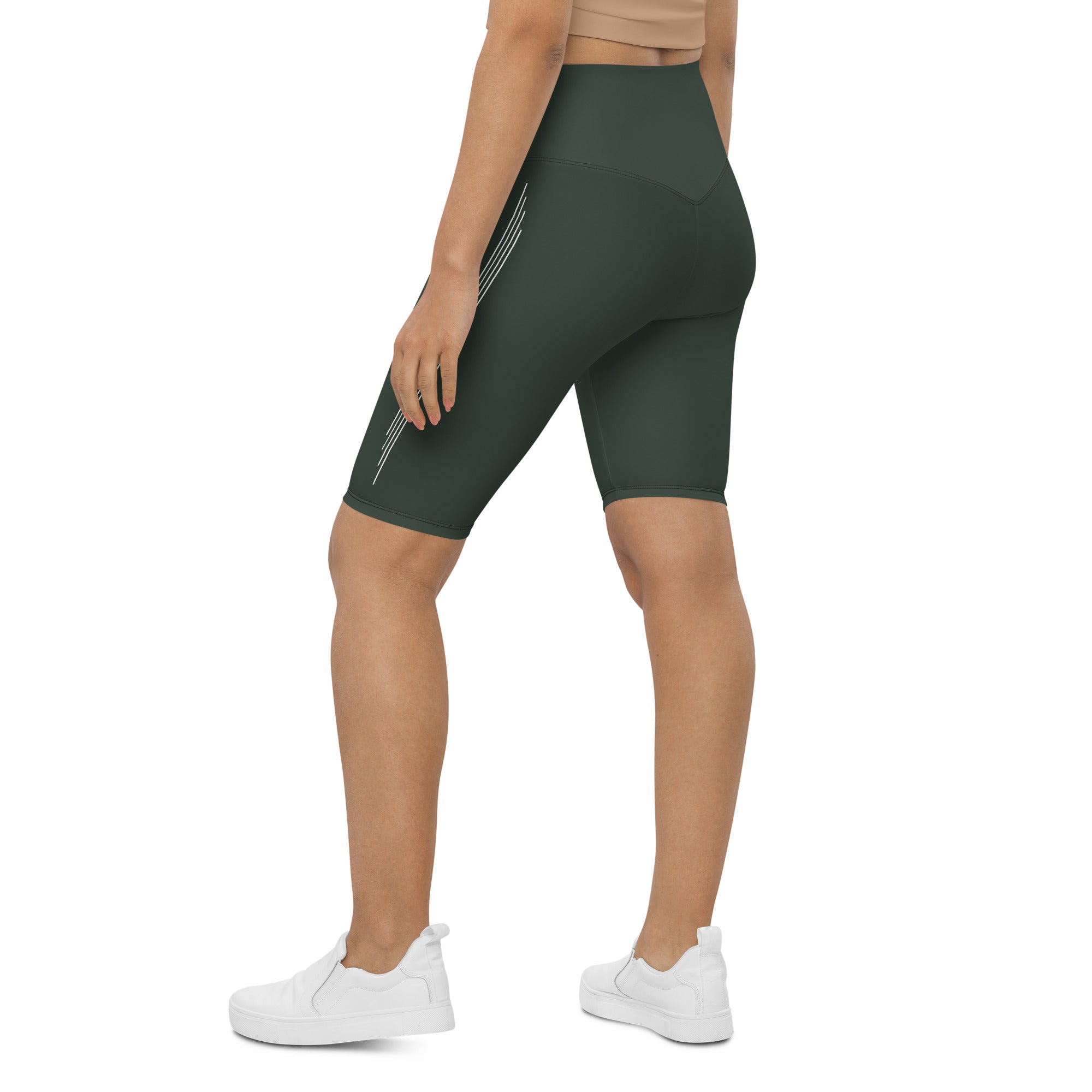 These Jade Ascent biker shorts are the epitome of style and function. The high-waisted design offers a flattering fit and maximum coverage, while the moisture-wicking fabric keeps you cool and dry during even the most intense workouts.