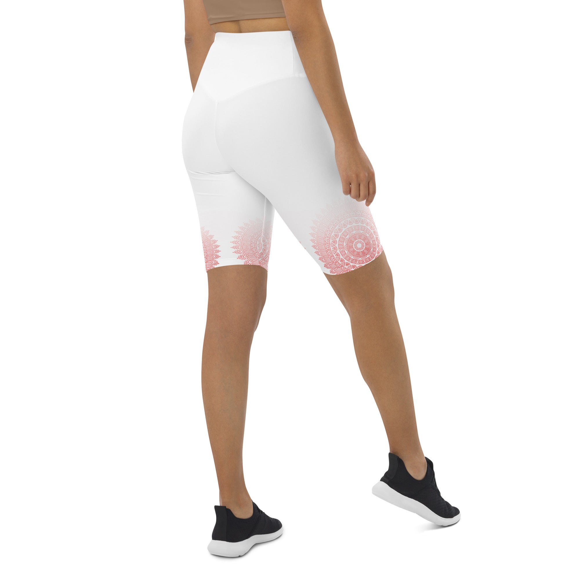 Elevate your activewear with our Harmony Flow biker shorts. Designed with a high waistband and a flattering fit, these shorts provide ultimate comfort and style for any workout or leisure activity.