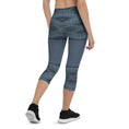 Load image into Gallery viewer, These Blue Prism capris are not just comfortable, they're also designed to keep you moving in style! With a trendy diamond-scale pattern in varying shades of blue, you'll feel energized and ready to take on any workout.
