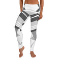 Load image into Gallery viewer, Step into the new age with these stunning Neo Weave leggings. Featuring a mesmerizing cross-hatching design that's both futuristic and chic, these leggings are perfect for the fashion-conscious individual who's always on the cutting edge. The waistband provides comfortable support, while the stretchy, breathable fabric ensures you can move with ease, whether you're running laps or simply running errands.
