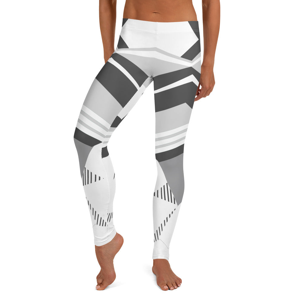 Step into the new age with these stunning Neo Weave leggings. Featuring a mesmerizing cross-hatching design that's both futuristic and chic, these leggings are perfect for the fashion-conscious individual who's always on the cutting edge. The waistband provides comfortable support, while the stretchy, breathable fabric ensures you can move with ease, whether you're running laps or simply running errands.