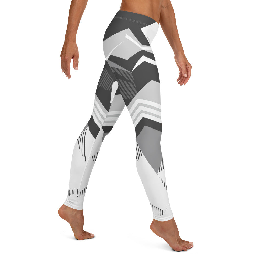 Step into the new age with these stunning Neo Weave leggings. Featuring a mesmerizing cross-hatching design that's both futuristic and chic, these leggings are perfect for the fashion-conscious individual who's always on the cutting edge. The waistband provides comfortable support, while the stretchy, breathable fabric ensures you can move with ease, whether you're running laps or simply running errands.