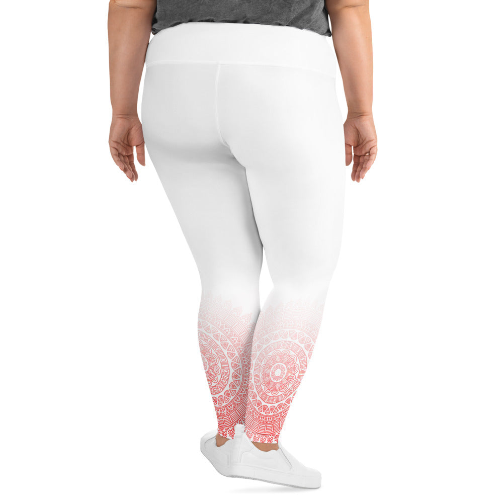 Experience the ultimate comfort and style with these Harmony Flow plus size leggings. With their super soft fabric, wide elastic waistband, and flattering fit, they're perfect for any activity, from a morning yoga session to a night on the couch. 