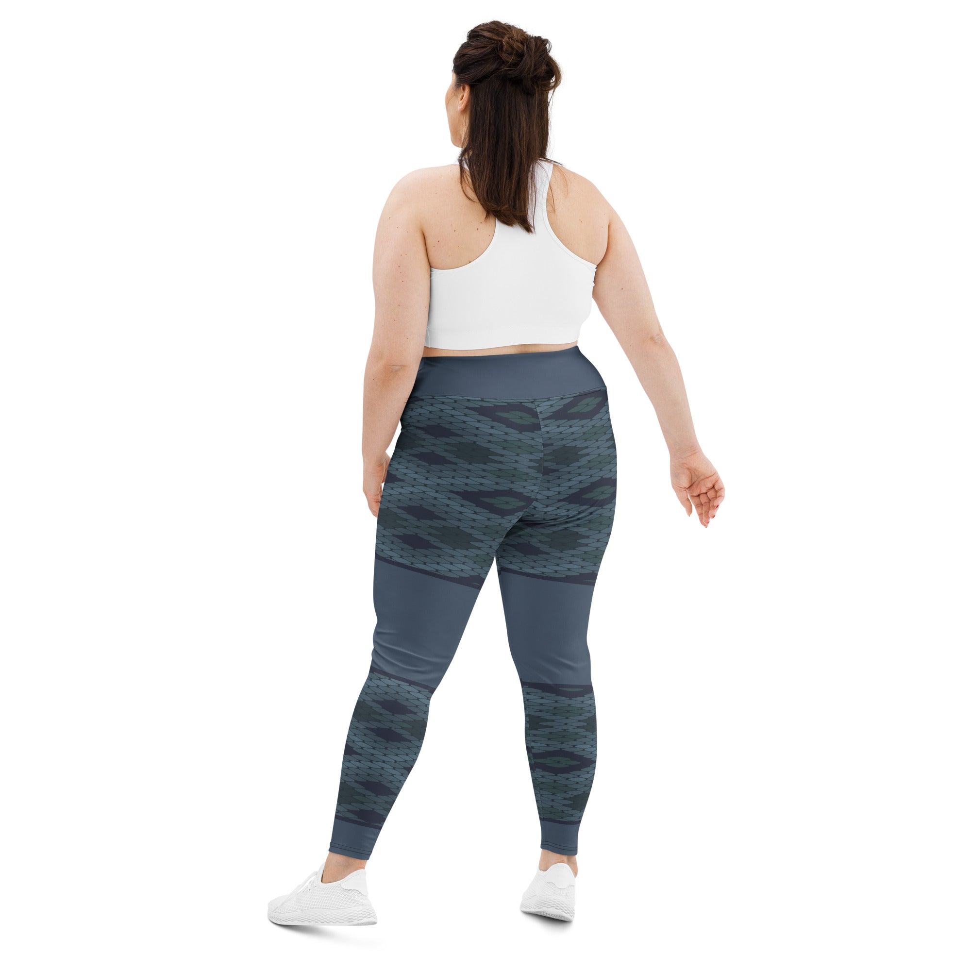 Introducing our Blue Prism plus size leggings, designed to provide ultimate comfort and style for all body types. The soft microfiber yarn and wide elastic waistband ensure a flattering fit that moves with you, making these leggings the perfect choice for any activity, from evening runs to cozy nights at home.