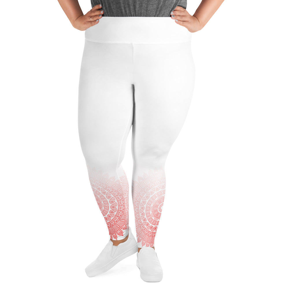 Experience the ultimate comfort and style with these Harmony Flow plus size leggings. With their super soft fabric, wide elastic waistband, and flattering fit, they're perfect for any activity, from a morning yoga session to a night on the couch. 