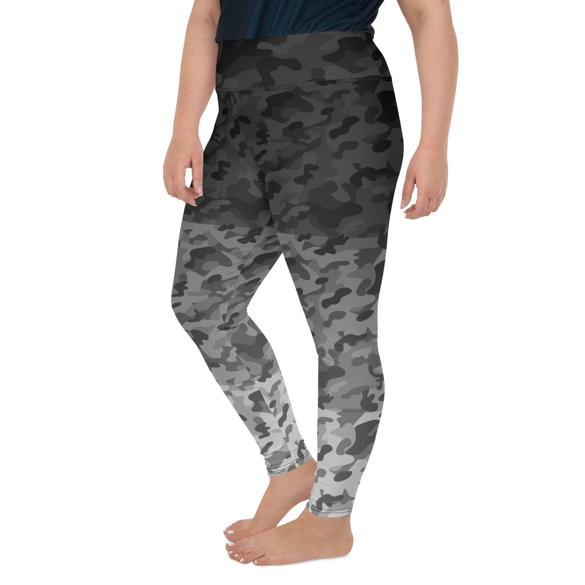 Experience unparalleled comfort and style with our Stealth plus size leggings. These leggings are more than just a piece of clothing - they're a celebration of comfort, ease, and fashion-forward design.