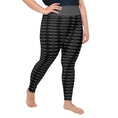 Load image into Gallery viewer, Experience the winning combination of style, comfort, and confidence with our Checkmate Plus Size Leggings. These leggings are specifically designed to embrace and enhance your curves, allowing you to conquer any challenge with grace and flair.
