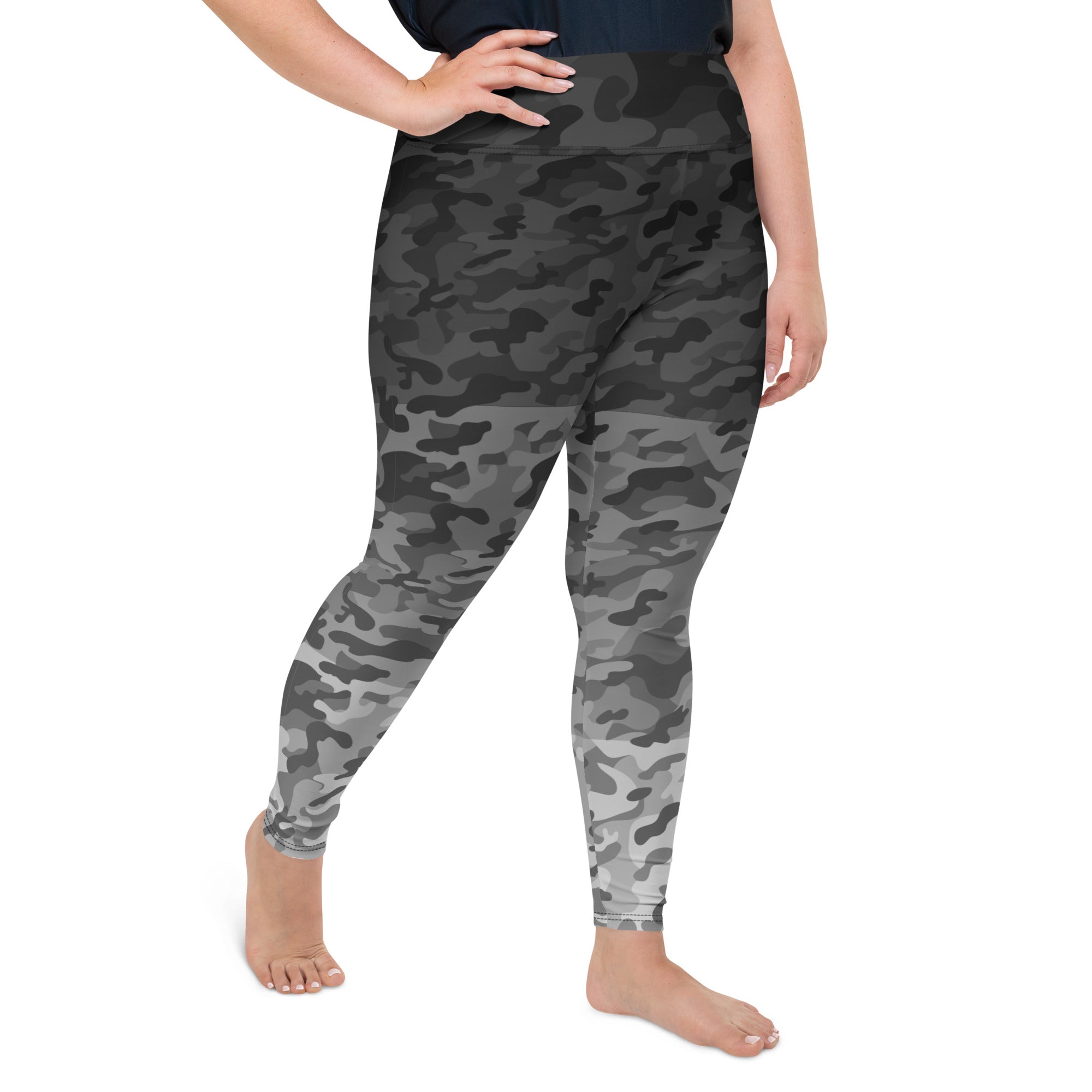 Experience unparalleled comfort and style with our Stealth plus size leggings. These leggings are more than just a piece of clothing - they're a celebration of comfort, ease, and fashion-forward design.