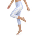 Load image into Gallery viewer, Experience ultimate comfort and style with our Altitude yoga capri leggings! Featuring a high, elastic waistband for a secure and flattering fit, these leggings are the perfect choice for any activity, from yoga to the gym or just lounging at home. Made with a super soft and stretchy microfiber yarn, these capris will ensure your comfort and flexibility no matter what the day brings.
