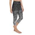 Load image into Gallery viewer, Introducing our Stealth Yoga Capri Leggings, the perfect blend of style, comfort, and performance. These leggings feature a unique camouflage gradient pattern, designed to make a statement while providing the versatility you need for any workout.
