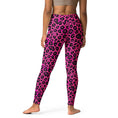 Load image into Gallery viewer, Pink leopard yoga pants
