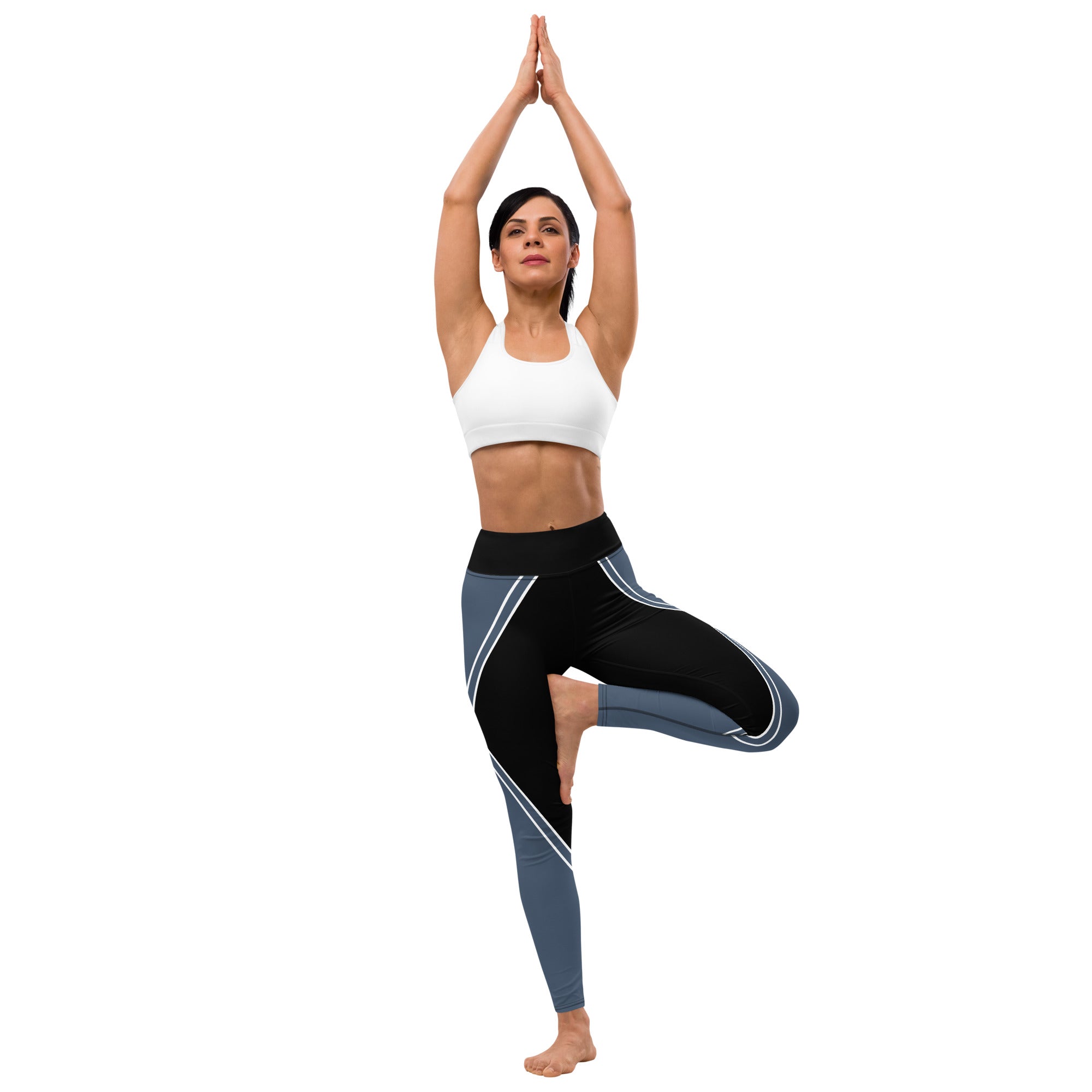 Experience ultimate comfort and style with the Azure Intuition Yoga Leggings. These leggings are designed to flatter every body type with their high-waisted and form-fitting silhouette. The premium, moisture-wicking fabric keeps you cool and dry during the most intense workouts, while the flexible four-way stretch ensures complete freedom of movement.