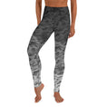 Load image into Gallery viewer, Introducing Stealth yoga pants, where style meets camouflage allure. These leggings are designed to make a statement while providing ultimate comfort and flexibility for your yoga practice. The unique gradient pattern, starting from a deep hue at the hip and gradually fading into a lighter tone, creates an eye-catching effect that sets you apart from the crowd.
