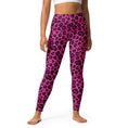 Load image into Gallery viewer, Pink leopard yoga pants
