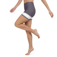 Load image into Gallery viewer, Take on your next yoga session in style with these Lavender Dreams yoga shorts. Featuring a comfortable, high-rise waistband and a breathable, moisture-wicking fabric, these shorts are perfect for any type of yoga practice.
