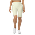 Load image into Gallery viewer, Add a pop of color to your wardrobe with these high-waisted Lemon Slice biker shorts. Made from a comfortable microfiber yarn, these shorts offer the perfect blend of style and function
