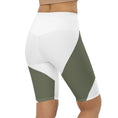 Load image into Gallery viewer, Emerald Lane biker shorts are the perfect combination of style and comfort. Made with a soft microfiber yarn, these shorts provide a comfortable and breathable fit that's perfect for any activity.
