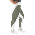 Load image into Gallery viewer, Emerald Lane plus size leggings are the perfect choice for those looking for both comfort and style. With a flattering fit and a wide elastic waistband, these leggings are made from soft microfiber yarn that feels incredibly comfortable against the skin. 
