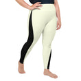 Load image into Gallery viewer, These plus-size Lemon Slice leggings are a must-have for any wardrobe! The soft microfiber fabric and stretchy material will keep you comfortable and stylish throughout your day
