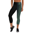 Load image into Gallery viewer, Evergreen Earth Capri Leggings, a tribute to the majesty and tranquility of nature. With their high, elastic waistband, these leggings are not only perfect for yoga and the gym, but also for exploring the great outdoors. 
