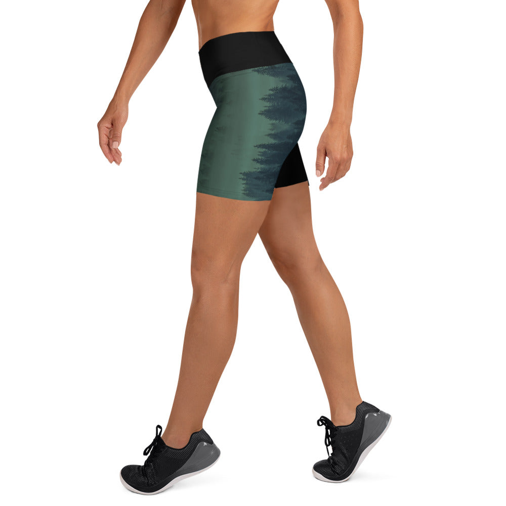 Inspired by the lush green forests of the earth, the body-flattering fit and high waistband will make you feel comfortable and confident, whether you're on a hike, working out at the gym, or just lounging at home.