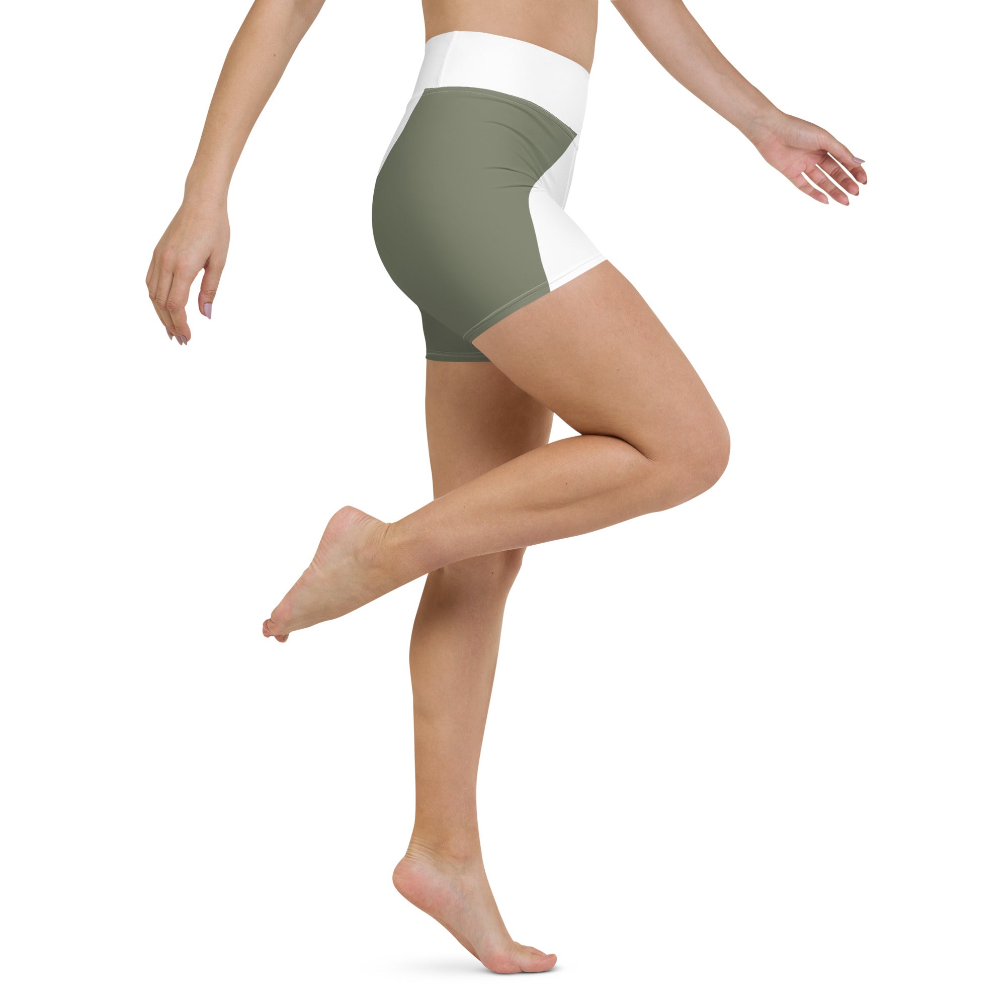 Experience comfort and style like never before with our Emerald Lane yoga shorts. Made with the softest microfiber yarn, these shorts have a body-hugging fit that will keep you comfortable through the most intense workouts.